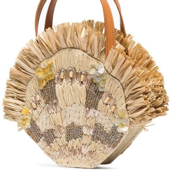 Aranaz Serena Embellished Clam purse - Picture 3 of 11